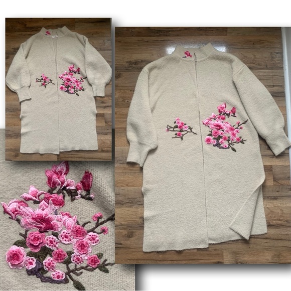 Simply Couture Duster Long Cardigan - Picture 2 of 12